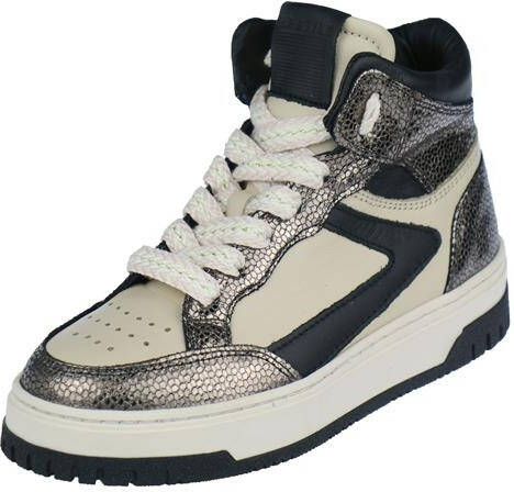 Hip H1197 Sneakers Meisjes Leren Sneaker Brons