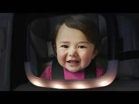 Brica Miroir pour auto avec lumière