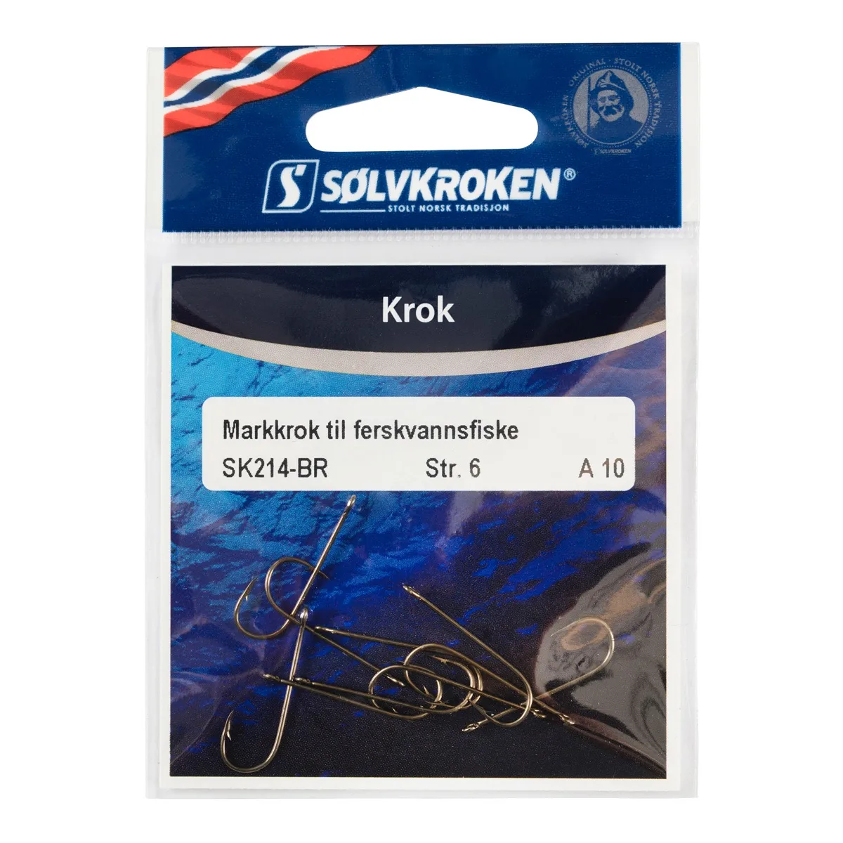 Sølvkroken Aberdeen lang SK214-Br Str 2 10stk Bronze Bronze