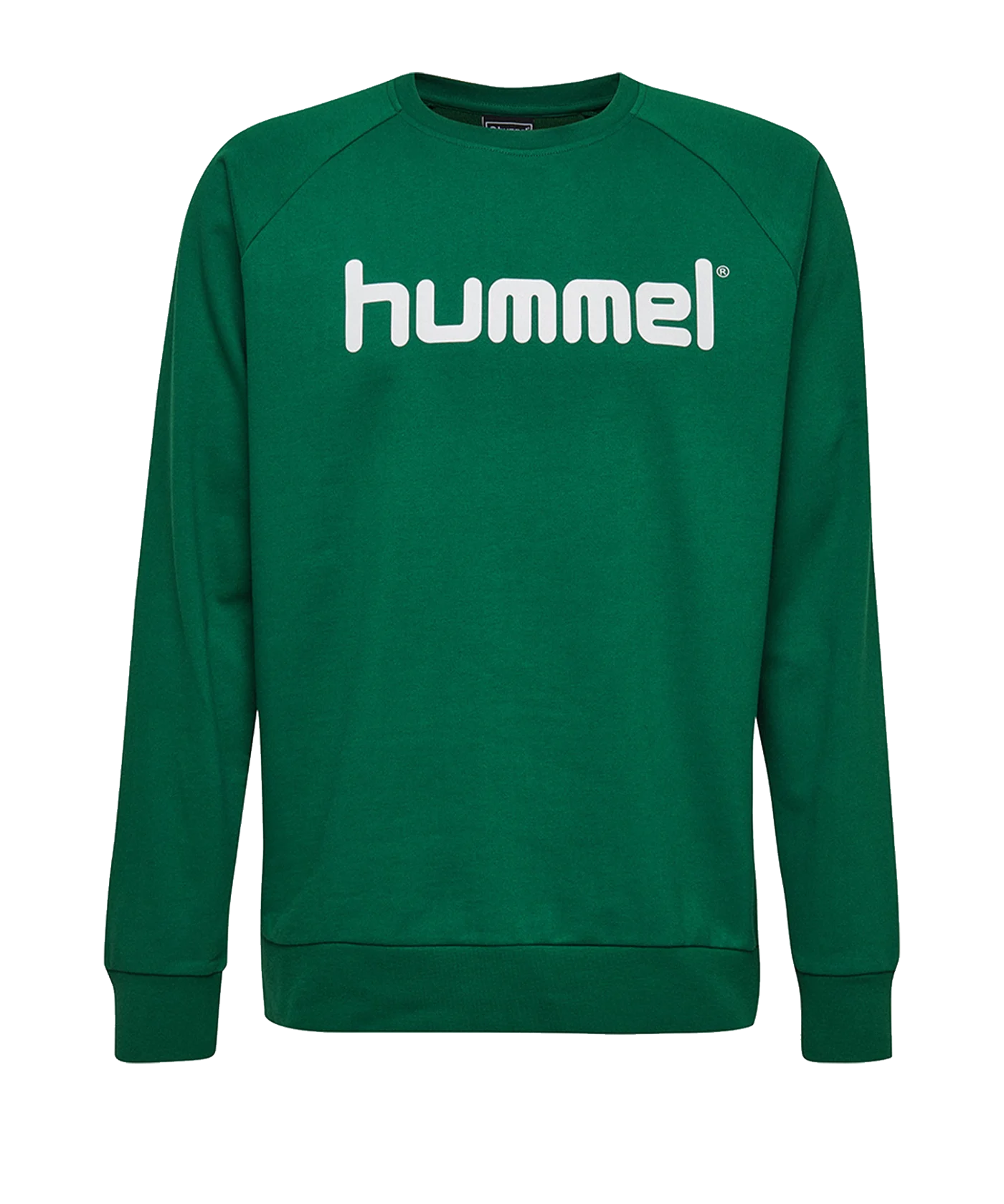 Hummel Cotton Logo Sweatshirt Kids Grün F6140
