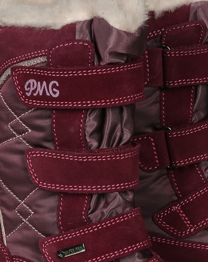 Winterstiefel PFZGT – FLUFFY gefüttert in beere