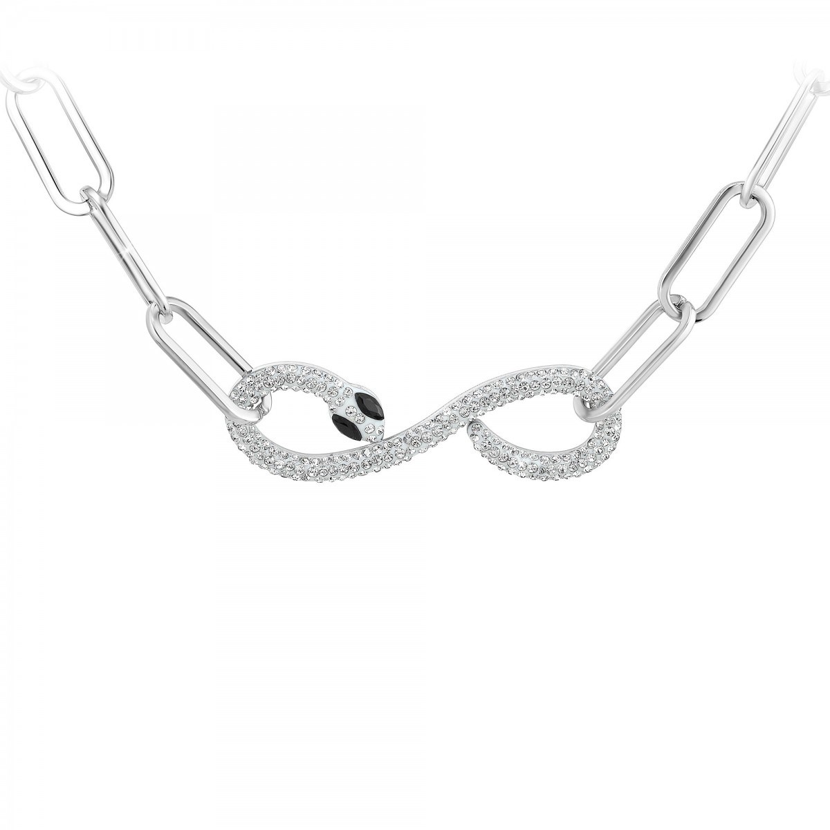 Collier serpent SC Crystal orné de Cristaux scintillants