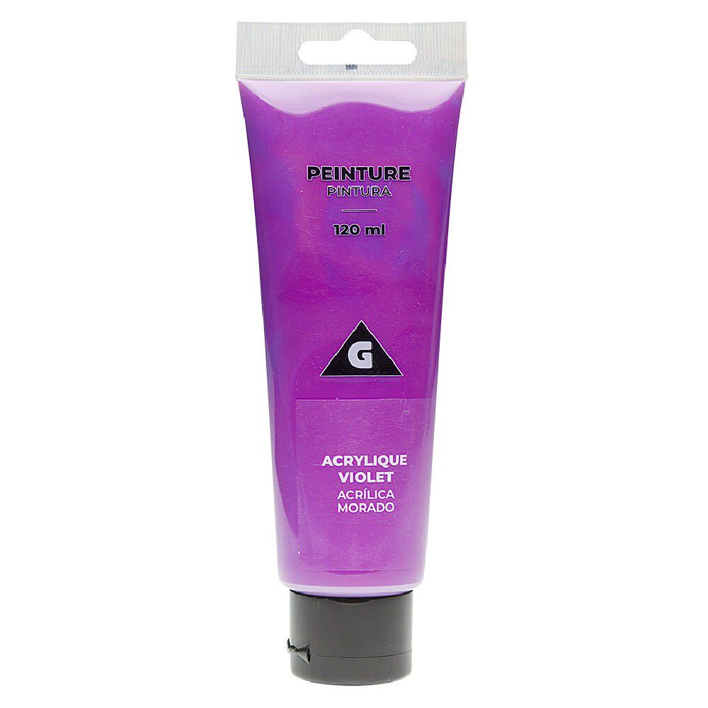 Peinture violette acrylique