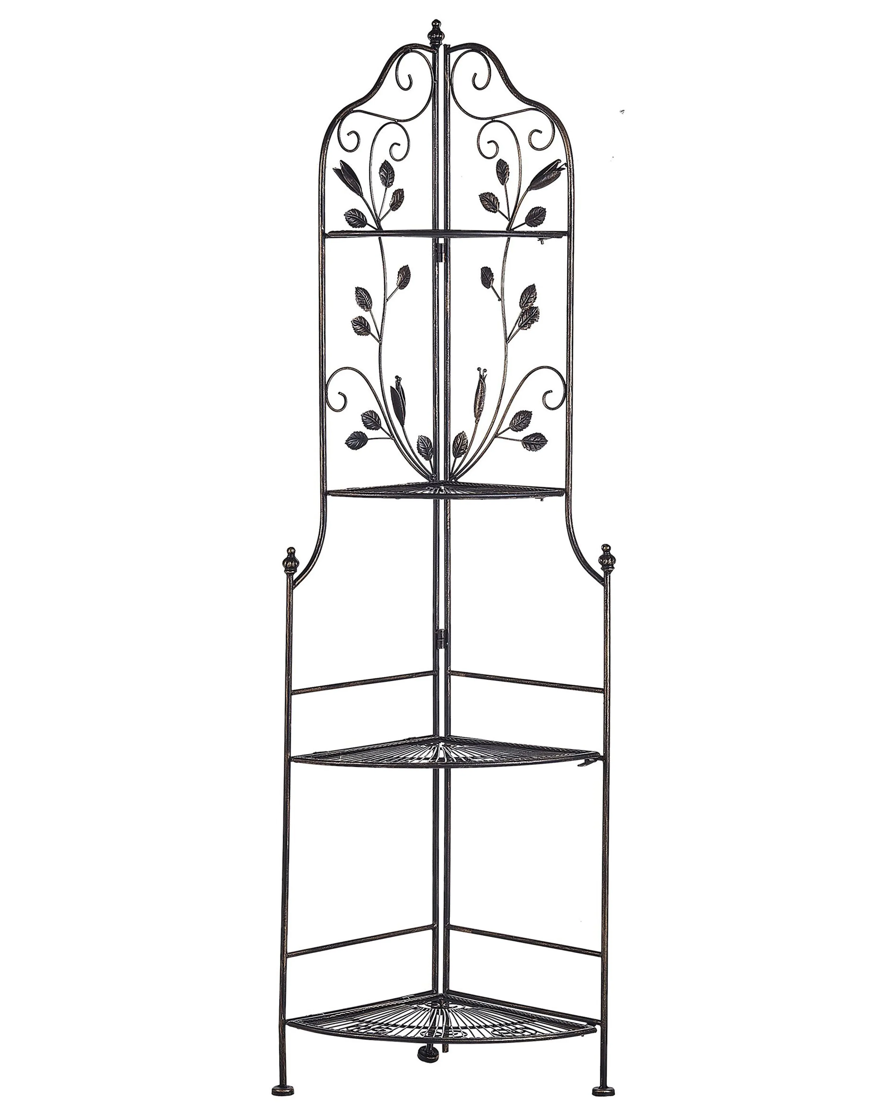 Hoekrek SIDERNO Metaal 35 cm 35 cm Zwart