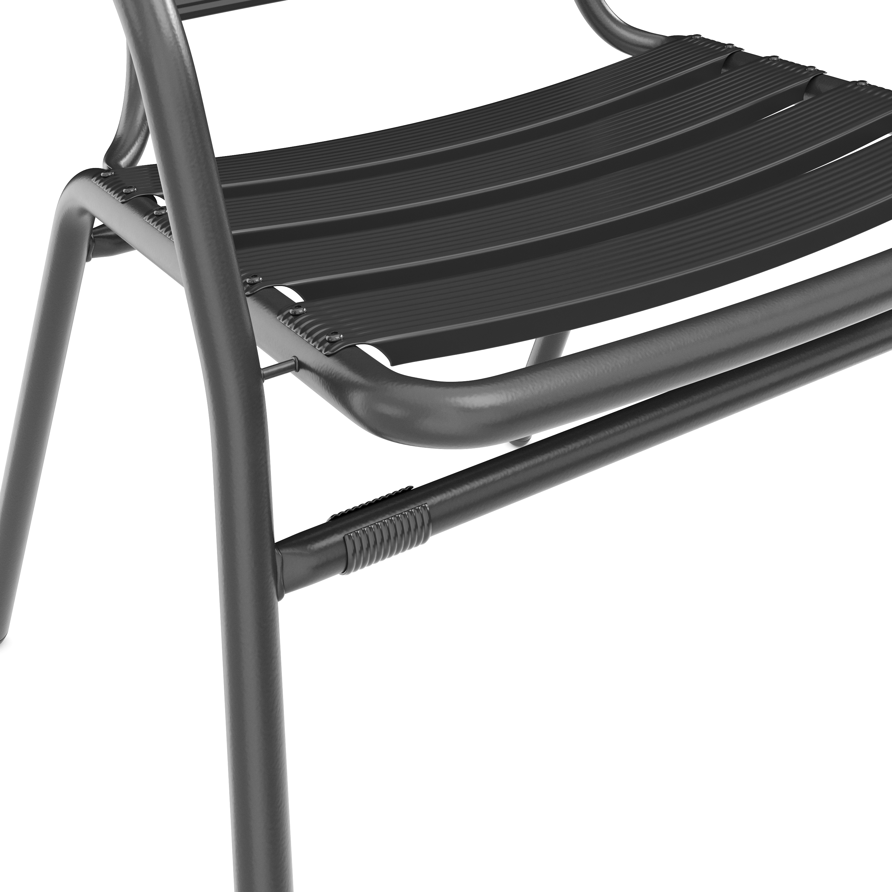 Gartenstuhl NOA Aluminium schwarz