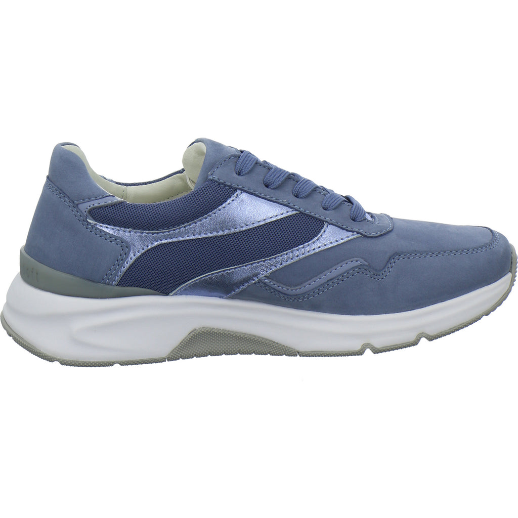 Gabor Comfort Sneaker Damen Rolling Soft Hellblau