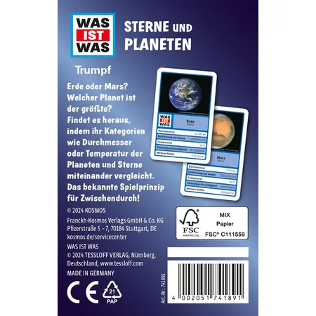 KOSMOS WAS IST WAS Trumpf - Sterne & Planeten