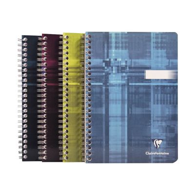 Clairefontaine - Carnet de notes à spirale - A5 - 100 pages - petits carreaux