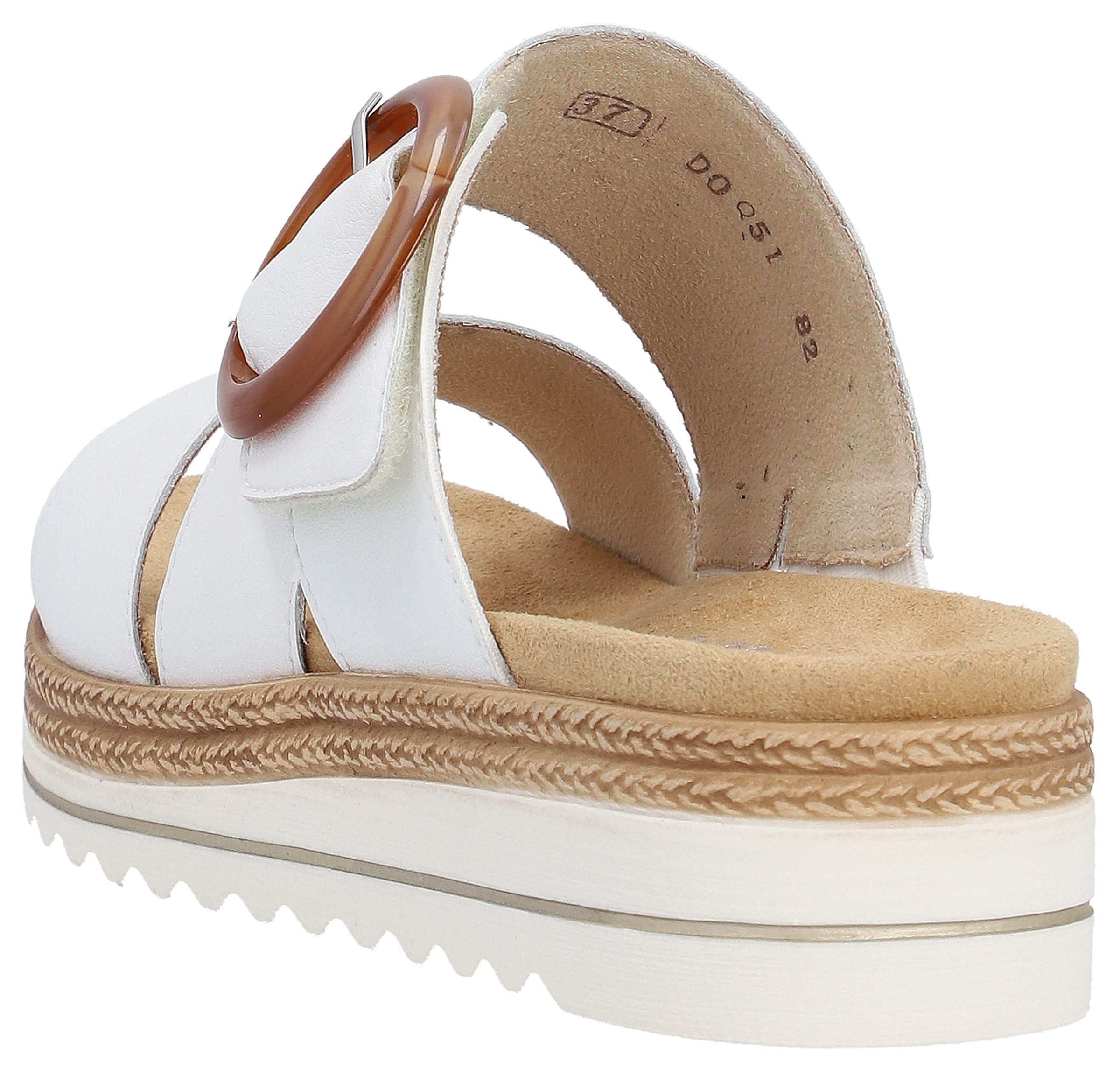 Remonte Pantolette  , Keilabsatz, Sommerschuh, Schlappen mit Zierschnalle