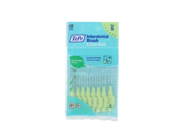 Interdental Brush Extra Soft 0 8 mm 8 ks Velmi jemnA c mezizubnA kartA Aky