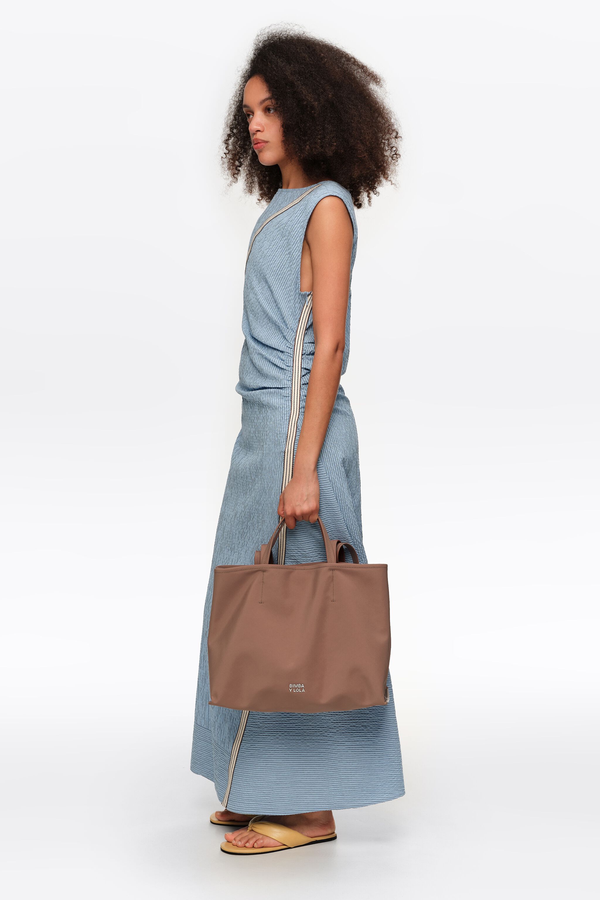 Bolsa torrão grande em gabardine Chihuahua