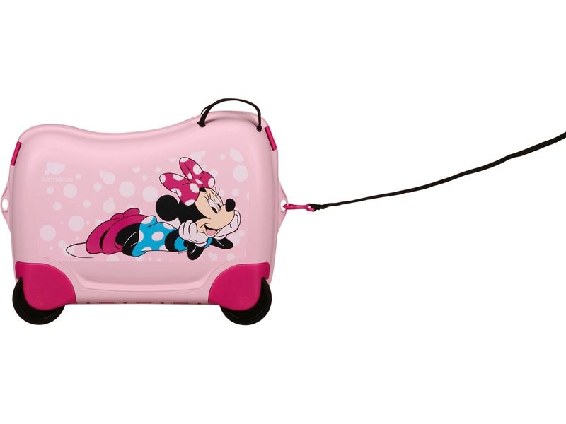 Samsonite Dream2Go Disney Ride-On Suitcase Hellrosa Trolley mit 4 Rollen