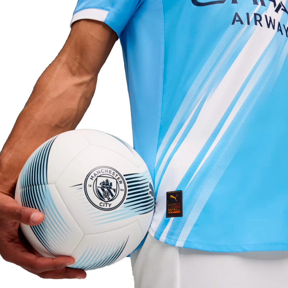 Camisola Puma Manchester City Primeiro Equipamento Authentic 2025-2026