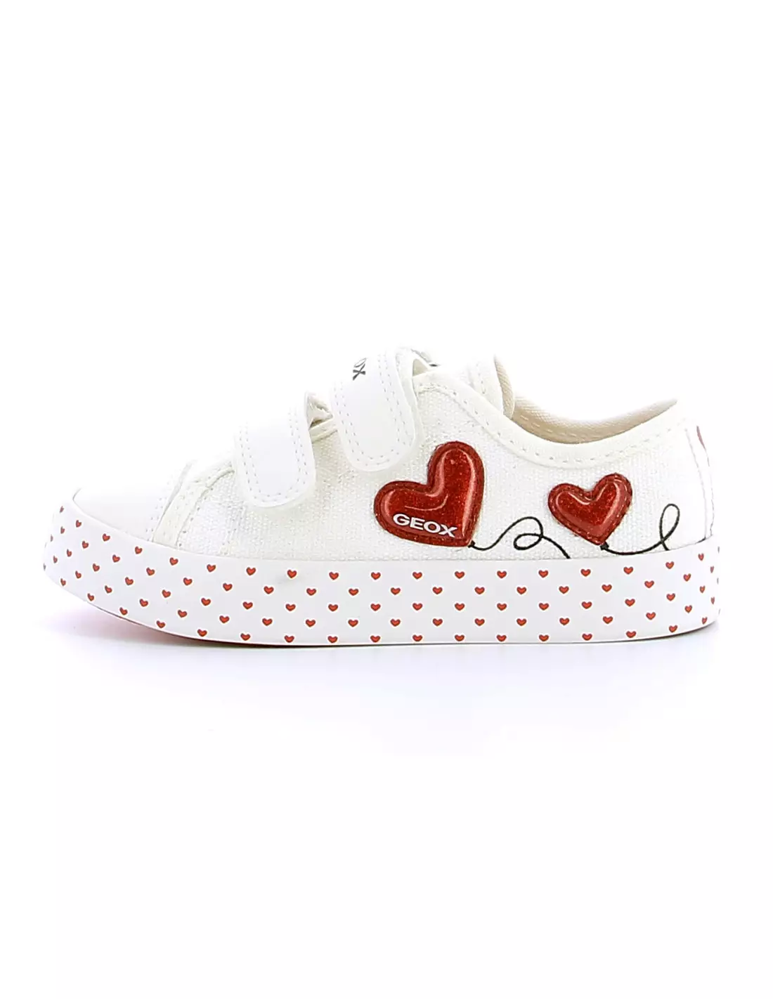 GEOX CIAK - Baskets WHITE/RED