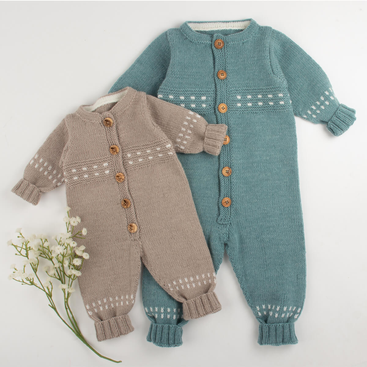 Strikkepakke Classic sparkedress - Lillelam