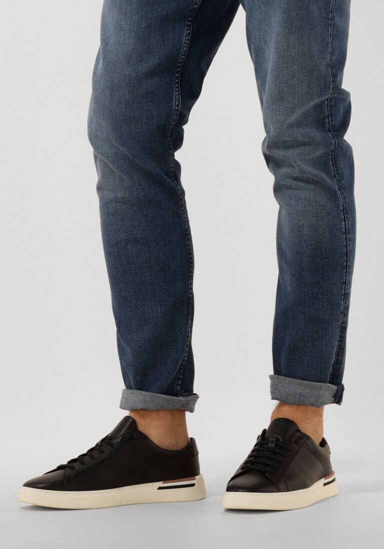 BOSS zwarte boss lage sneakers clint tenn