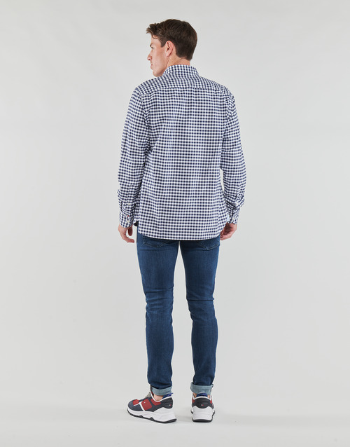 Tommy Hilfiger - CLASSIC OXFORD GINGHAM RF SHIRT - Marine / Blanc