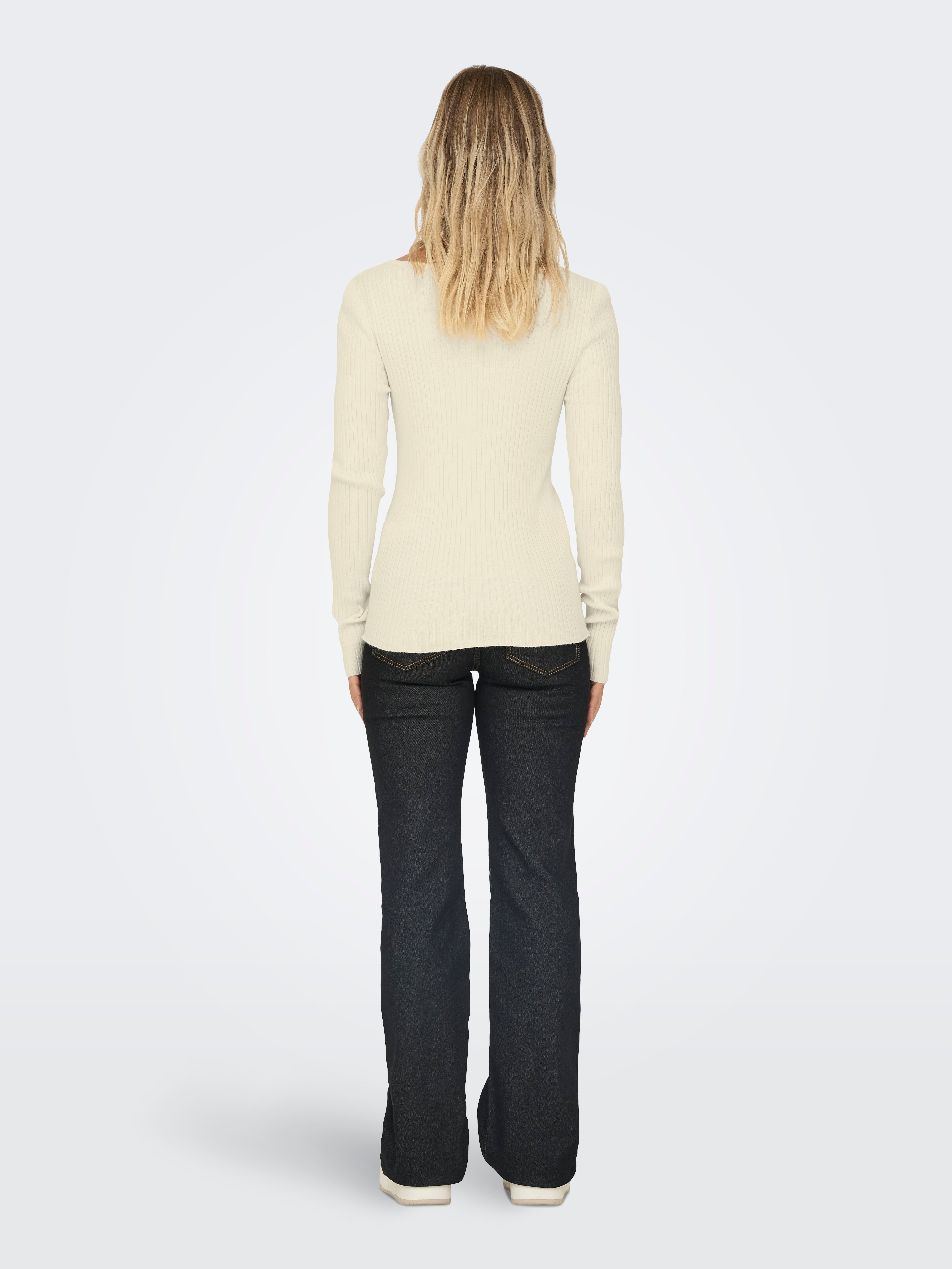ONLIBI Strickpullover Whitecap Gray