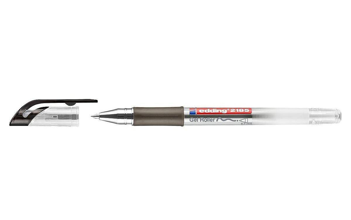 Gelschreiber 2185 0.7 mm, SchwarzGelroller mit komfortabler, rutschfester Gummigriffzone