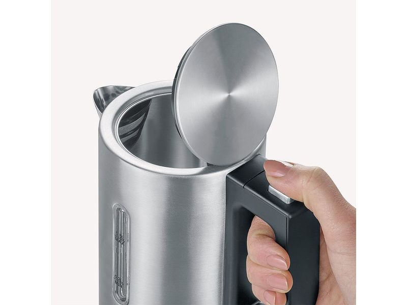 Severin Wasserkocher WK 3647 0.5 l, Silber Edelstahl Wasserkocher