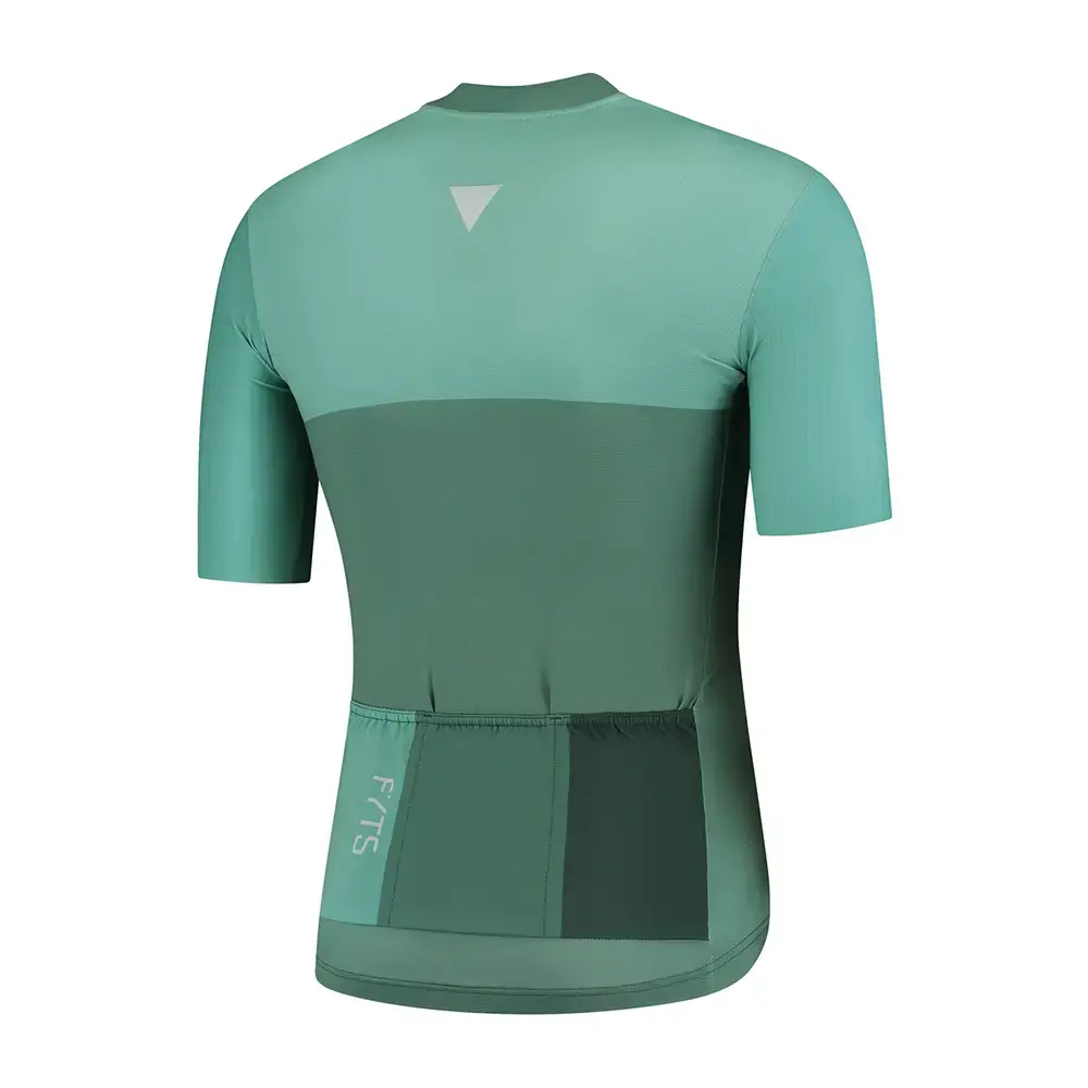 FYTS SNLR Fietsshirt Korte Mouwen Groen/Lichtgroen Heren