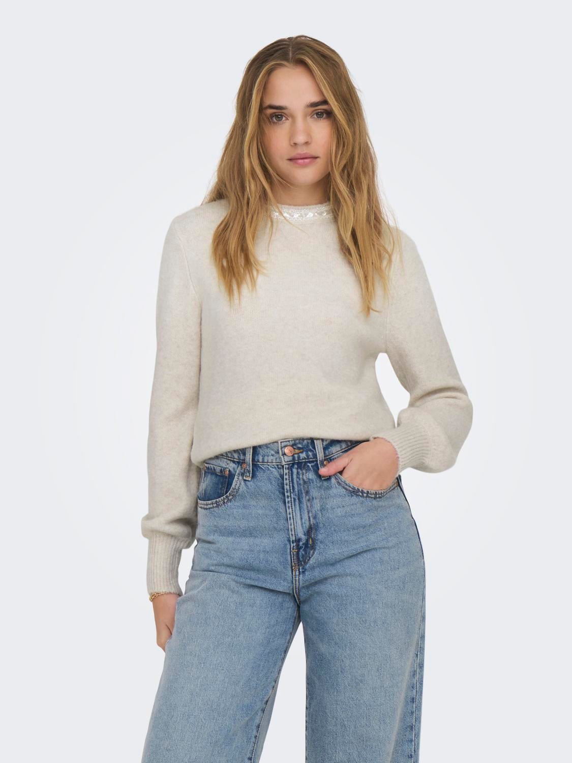 ONLAVI Strickpullover Pumice Stone