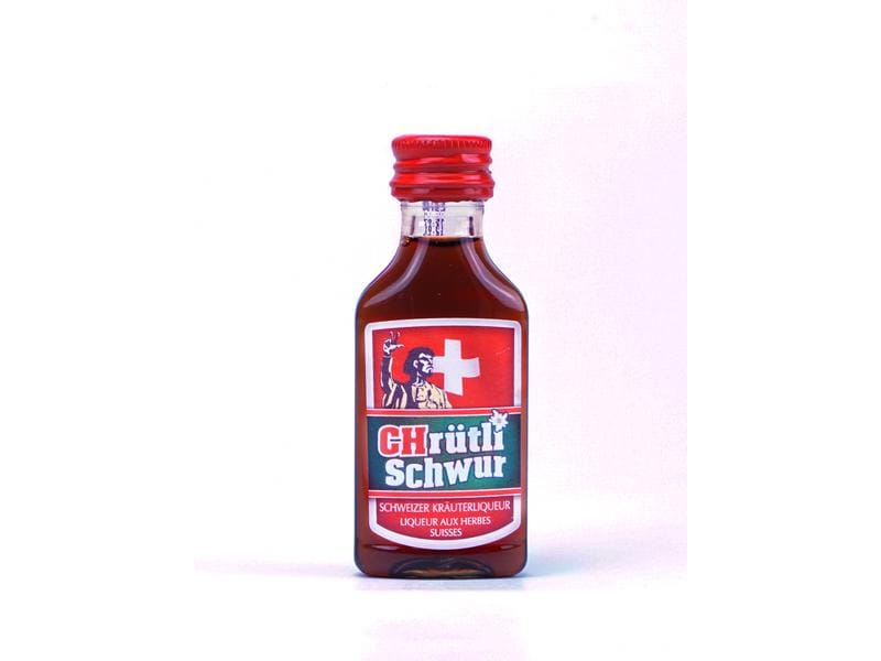 CHrütlischwur Schweizer Kräuterliqueur PET 20 x 20 ml Spirituosen Spezialität aus Schweizer Alpenkräutern