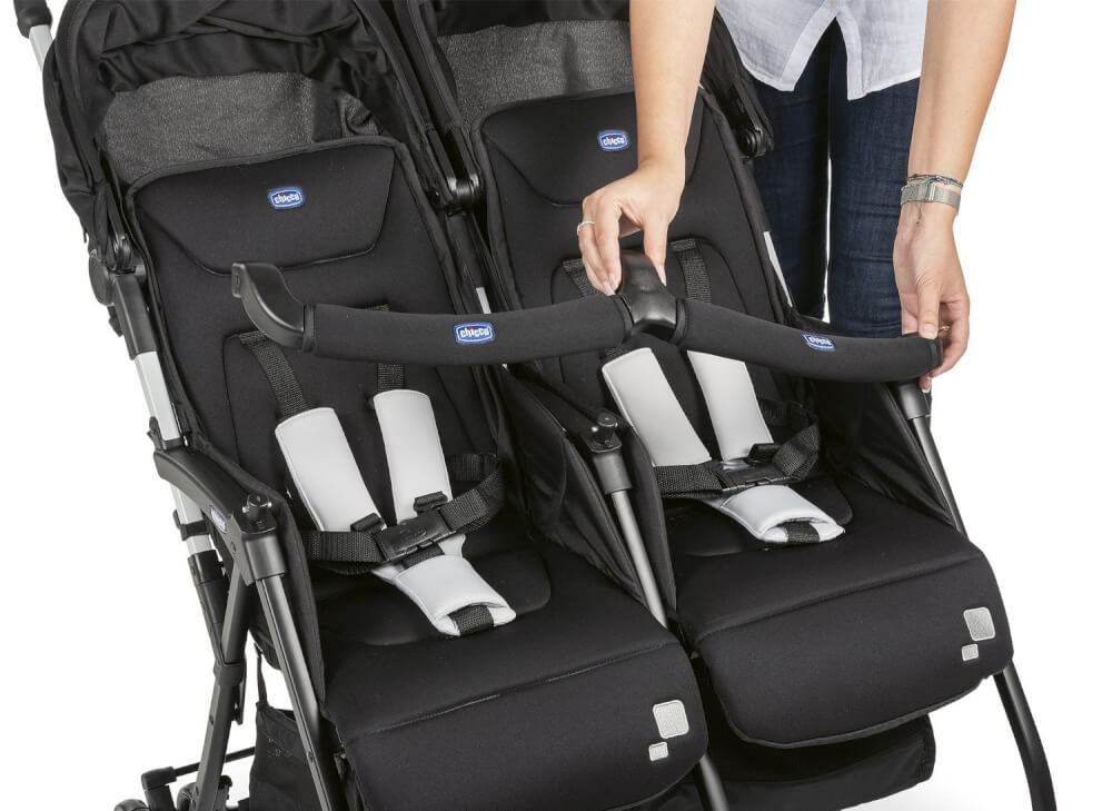 Chicco Zwillingsbuggy Ohlala Twin Black Night