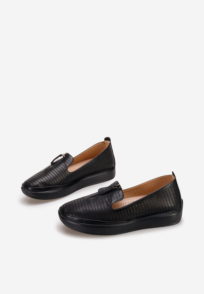 Chaussures casual femme noirs Finnia