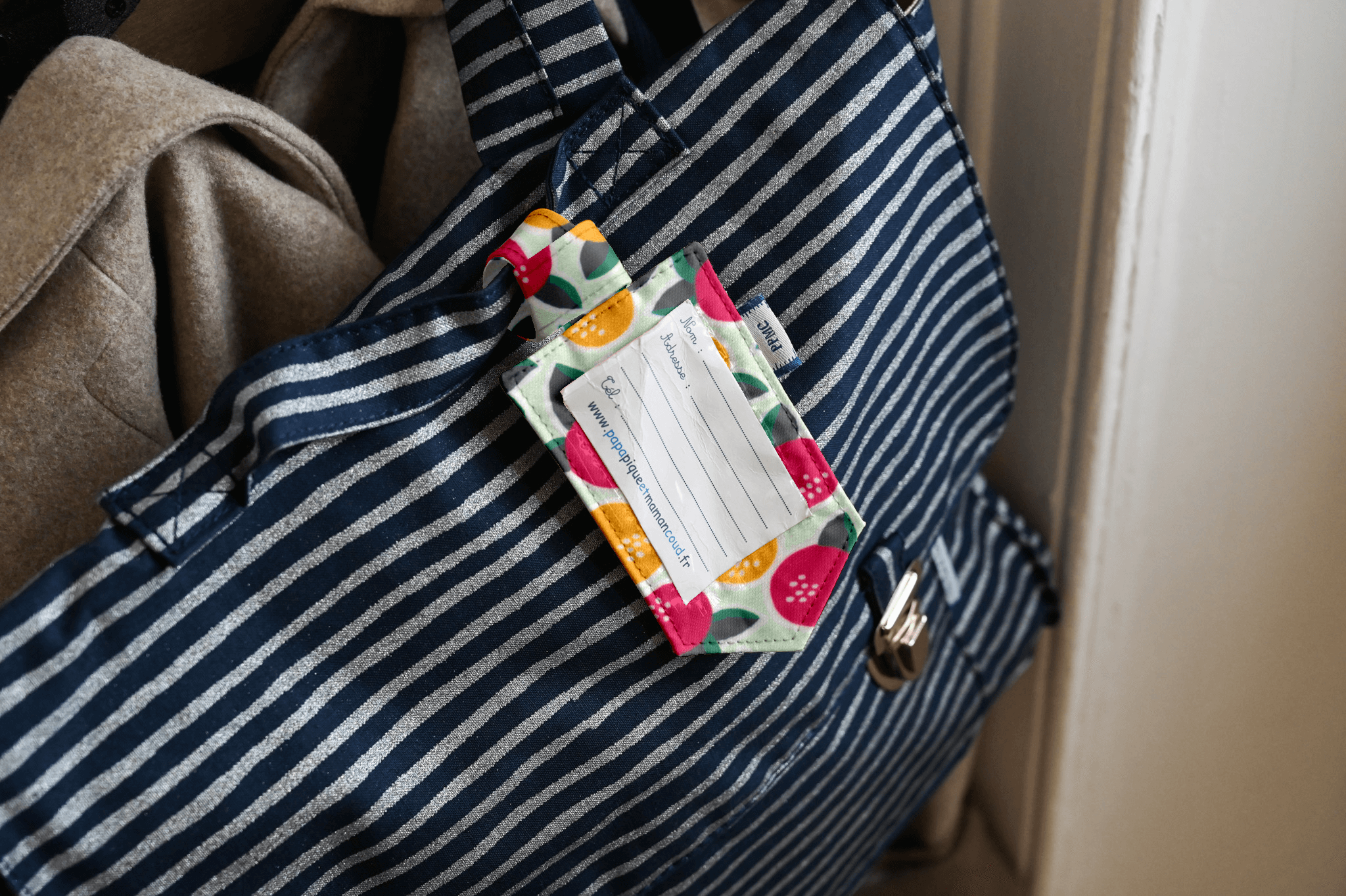 Etiquette Bagage Agrumes Pop