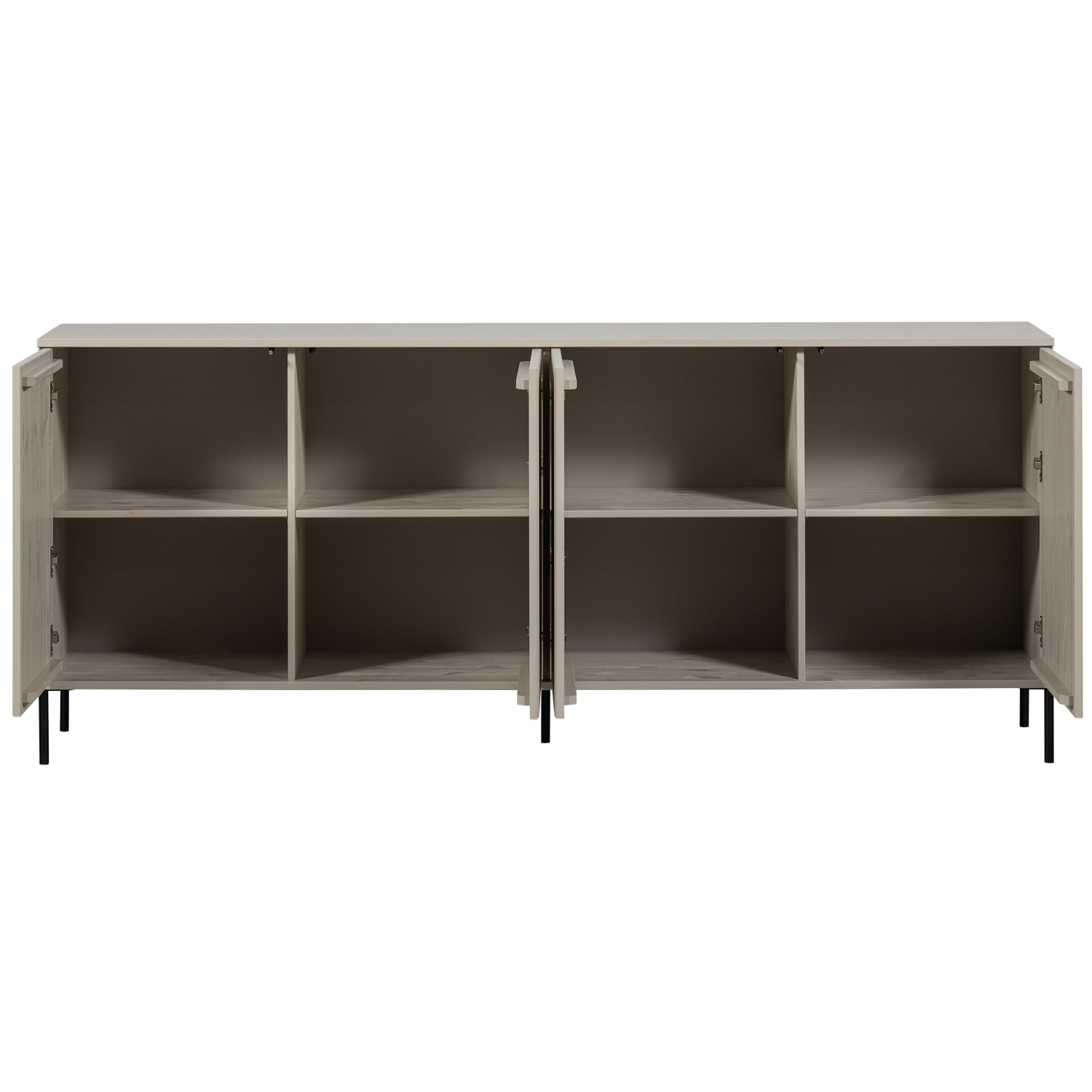 WOOOD New Gravure Dressoir B 200 cm - Grenen - Dust