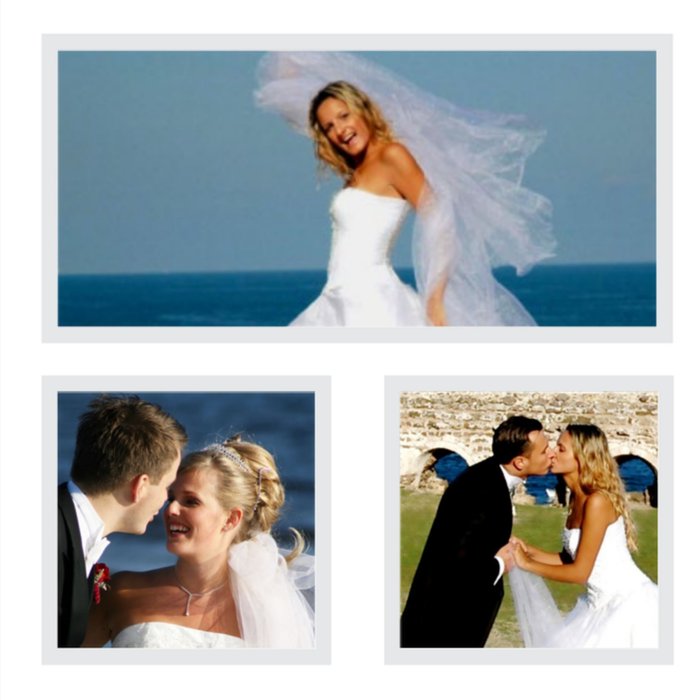 Bedankkaartjes | Collage | Foto's | Wit