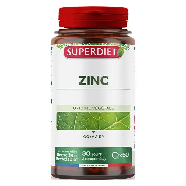 Superdiet Pele Cabelo Unhas Zinco - Tratamento de 30 dias