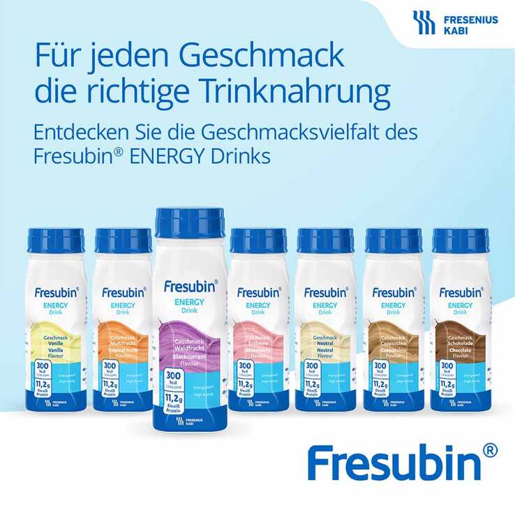 Fresubin Energy Drink Mischkarton Trinkflasche, 6X4X200 ml