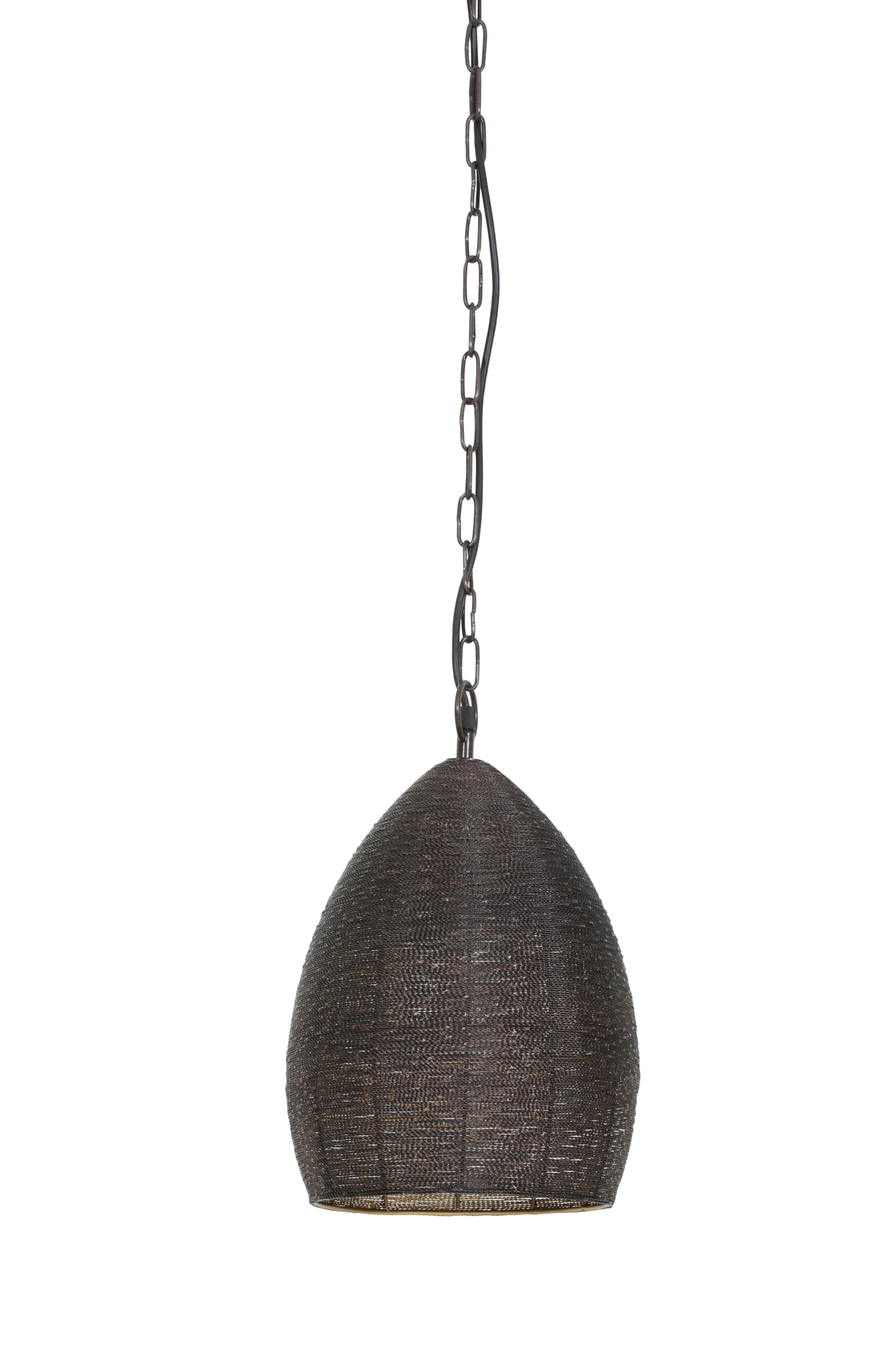 Hanging lamp bronze gold