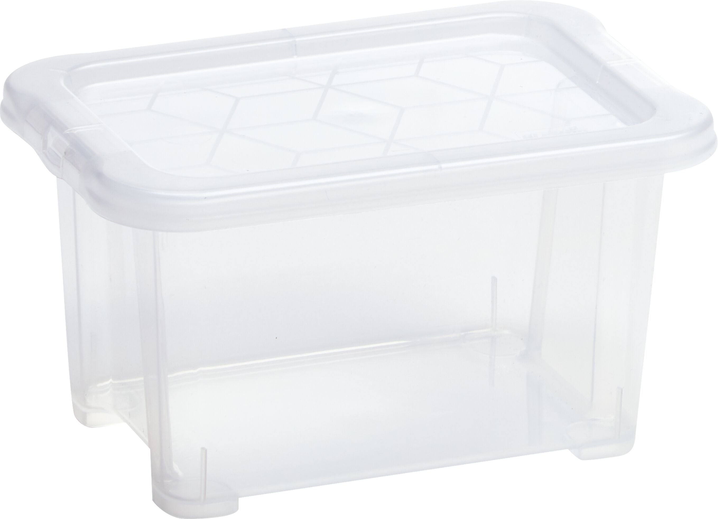 EVO Deckel Aufbewahrungsbox - Transparent / B: 12.2 cm x T: 17.9 cm x H: 1.1 cm