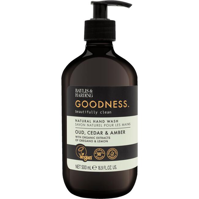 Baylis & Harding Hand Wash Goodness Oud, Cedar & Amber 500 ML