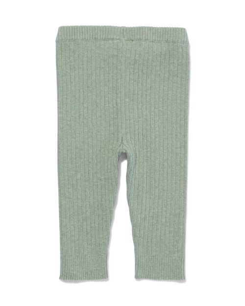 legging côtelé pour nouveau-né vert