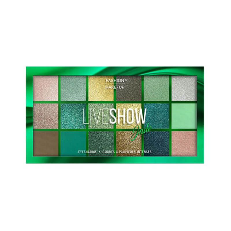 Palette ombre à paupières LIVESHOW n°05 - jade