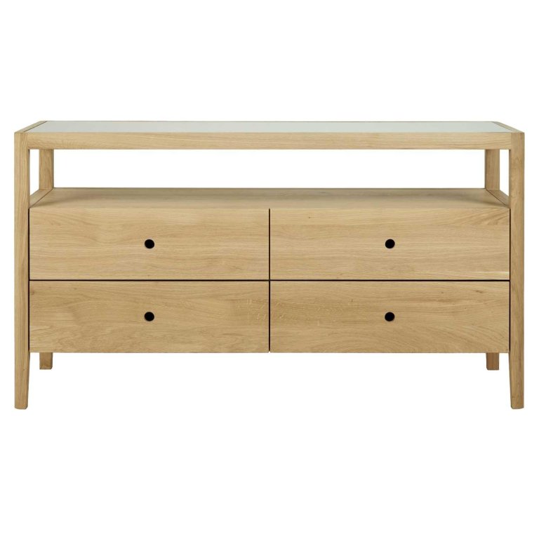 Ethnicraft Spindle dressoir 150x56 naturel eiken