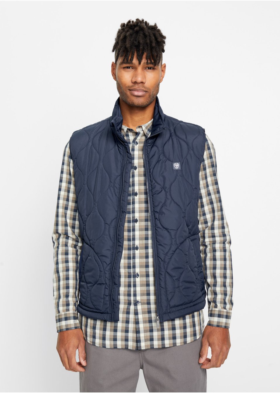 Veste sans manches matelassée en polyester recyclé