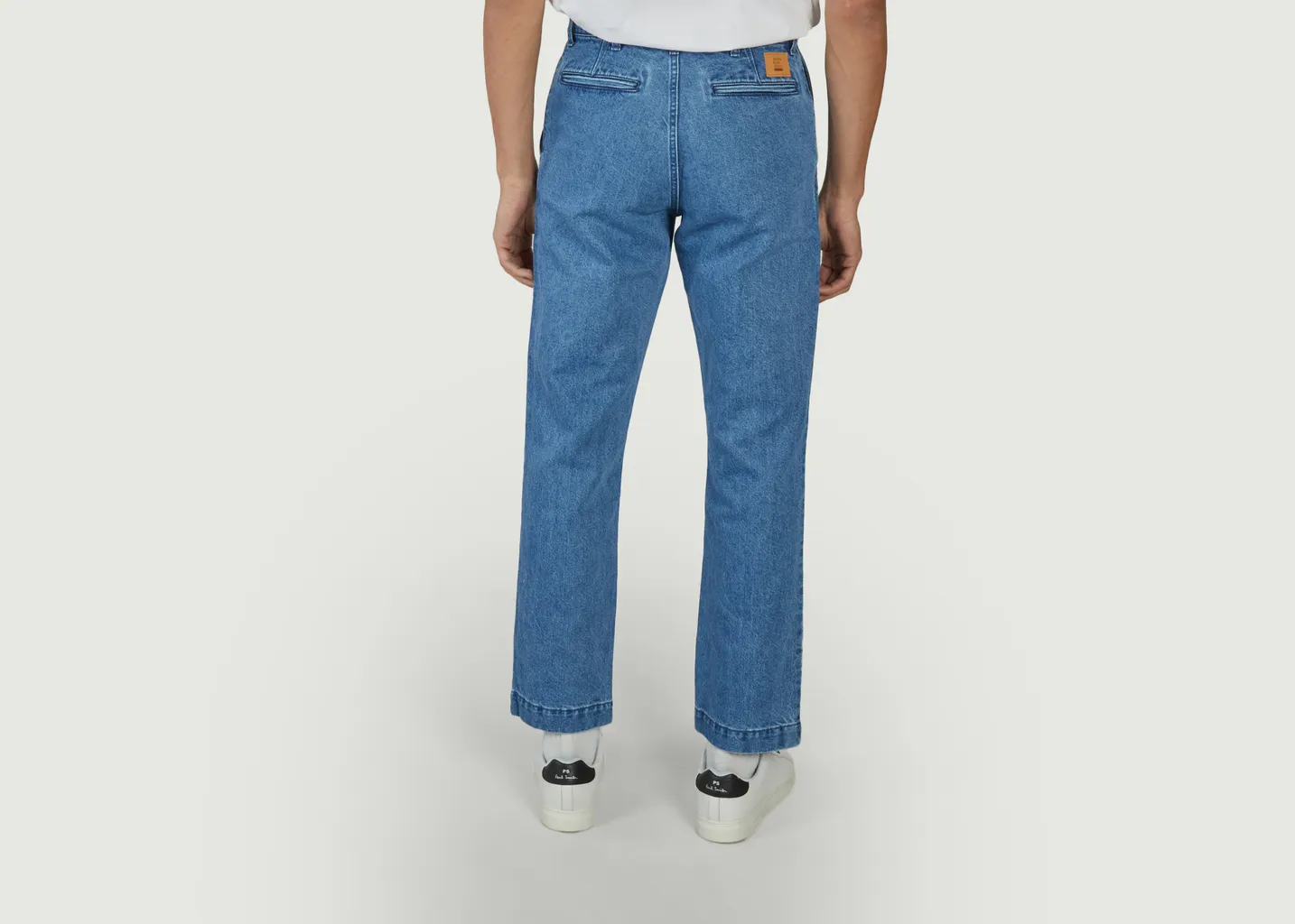 Jean ample délavé Kouzo (楮-コウゾ) Japan Blue Jeans