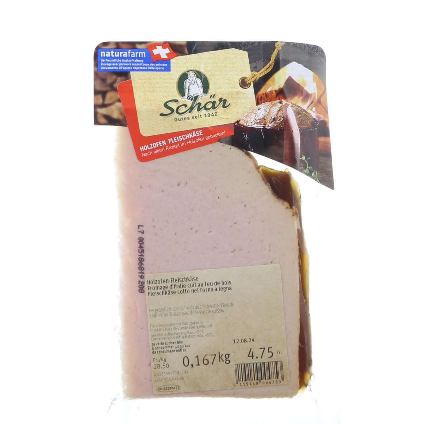 Schär Ofen Fleischkäse ca. 175g