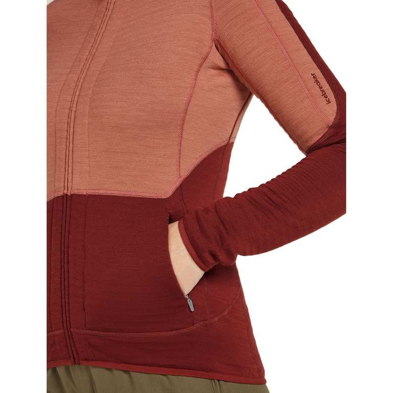 Icebreaker Damen 400 RealFleece Descender Jacke