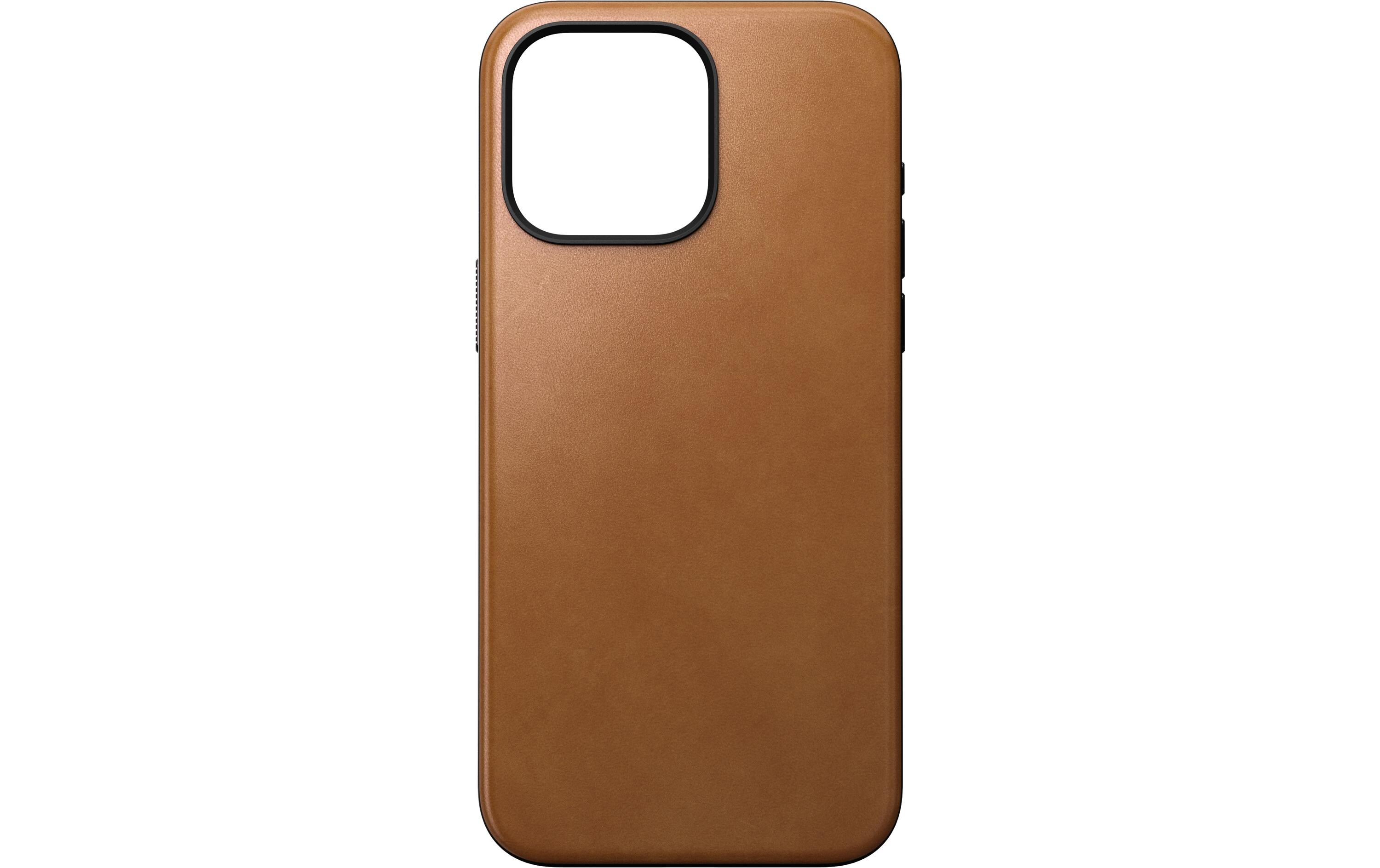 Back Cover Modern Leather iPhone 15 Pro Max RostbraunModerne Schutzhülle aus Leder für das Apple iPhone 15 Pro Max