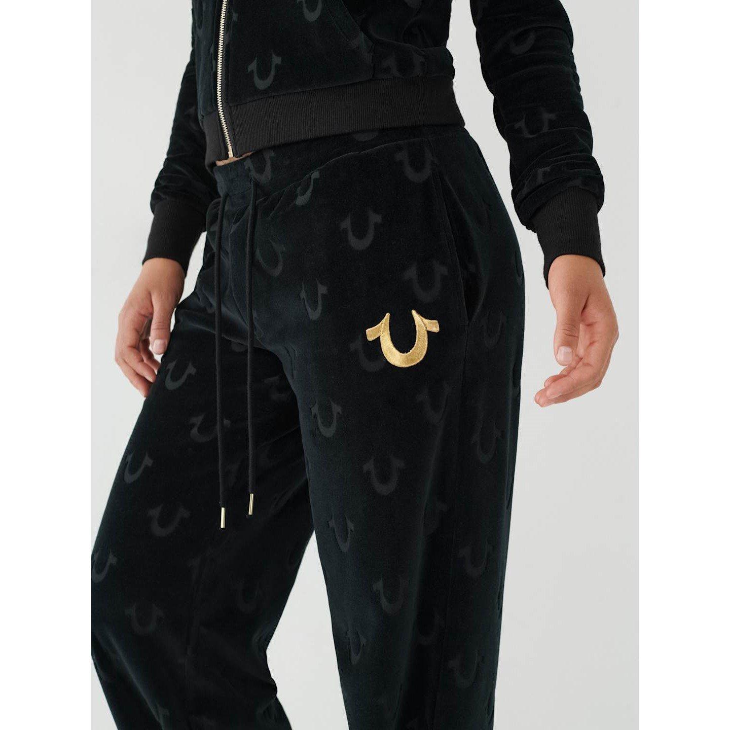 True Religion Velour W Leg Pn Ld99