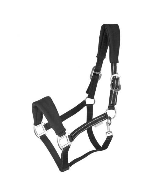 Waldhausen Halster Alcantara Zwart - Paardenhalster