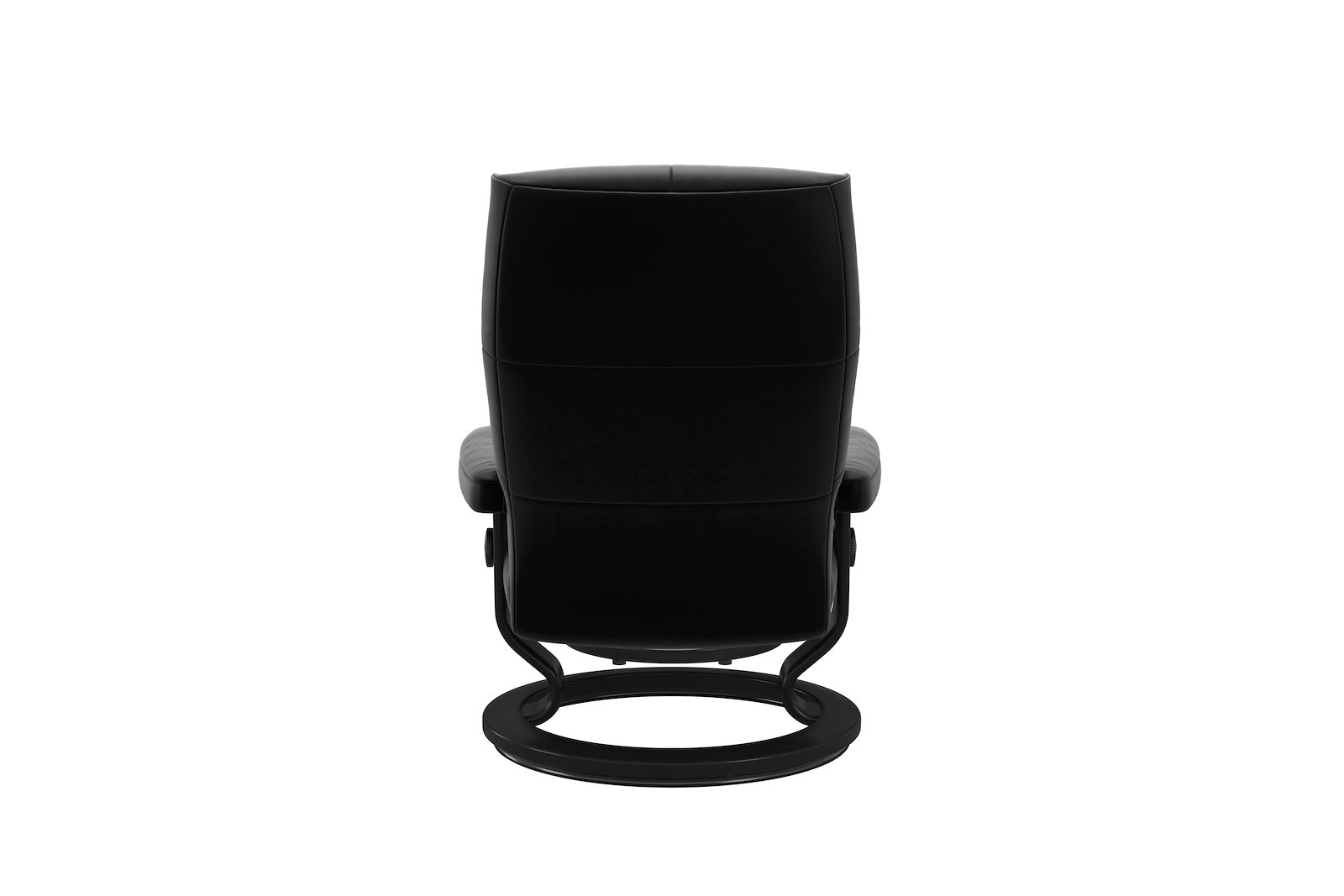 David lenestol med krakk Hud Paloma Black - Classic - Sort