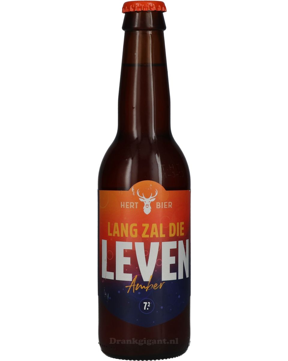 Hert Bier Lang Zal Die Leven Amber Op=Op (THT 27-08-26) 33 cl