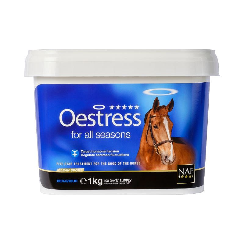 NAF Oestress – Voor hormonale balans en rust bij merries met oestrus-gerelateerd gedrag